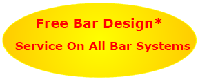 We offer a free design service on both Bartender and F2 bar systems